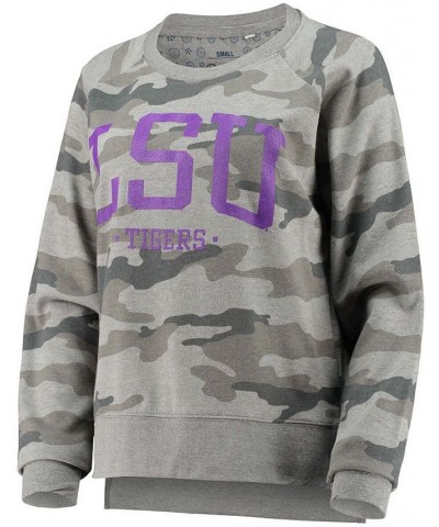 Women's Camo LSU Tigers Stockbridge Pullover Sweatshirt Camo $28.60 Sweatshirts