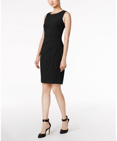 Sunburst Sheath Dress Black $50.99 Dresses