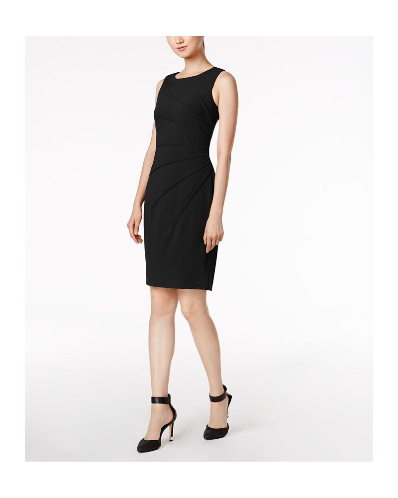 Sunburst Sheath Dress Black $50.99 Dresses