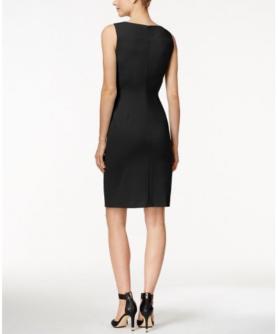 Sunburst Sheath Dress Black $50.99 Dresses