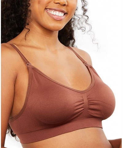 Average Busted Seamless Maternity and Nursing Bra Mink $15.90 Bras