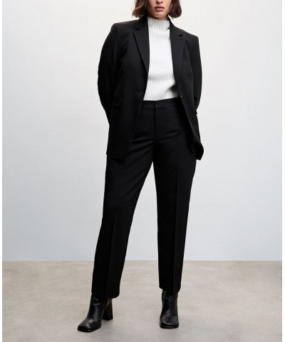 Women's Long Sleeve Suit Blazer Black $36.00 Jackets