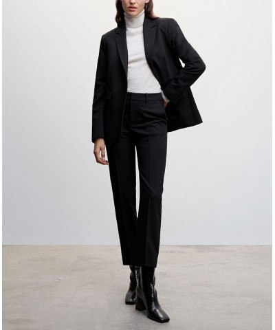 Women's Long Sleeve Suit Blazer Black $36.00 Jackets