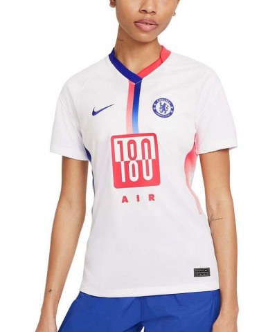 Women's White Chelsea 2020/21 Fourth Stadium Air Max Replica Jersey White $49.00 Jersey