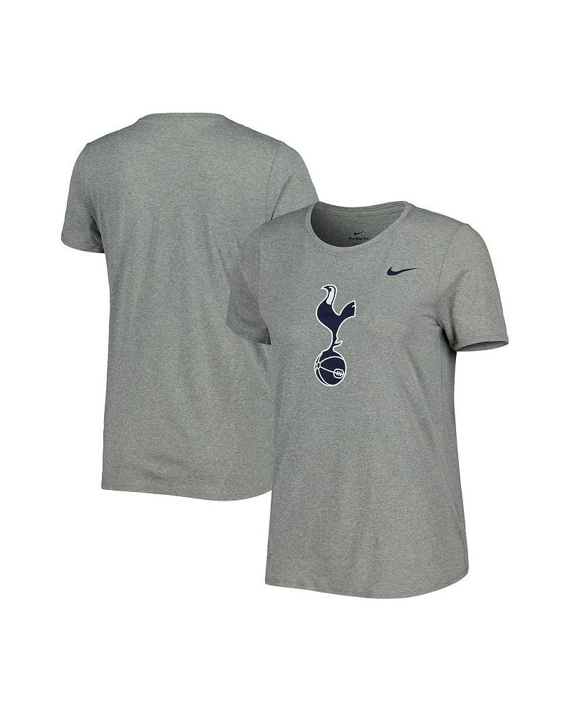 Women's Heather Gray Tottenham Hotspur Legend Performance T-shirt Heather Gray $20.25 Tops