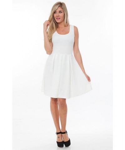 Women's Crystal Dress Ivory/Cream $31.86 Dresses