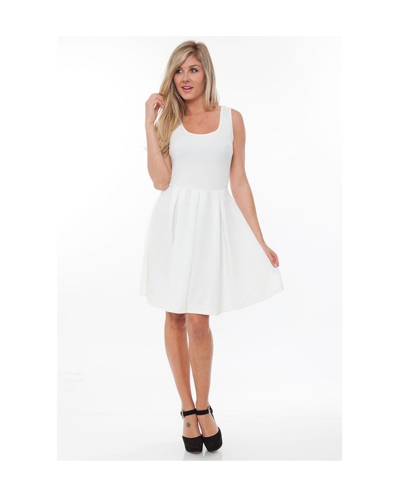 Women's Crystal Dress Ivory/Cream $31.86 Dresses