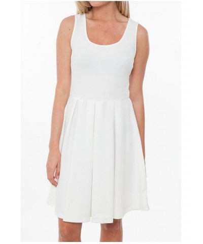 Women's Crystal Dress Ivory/Cream $31.86 Dresses