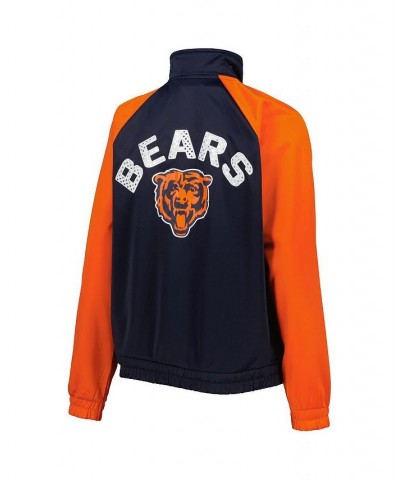 Women's Navy Orange Chicago Bears Confetti Raglan Full-Zip Track Jacket Navy, Orange $45.04 Jackets