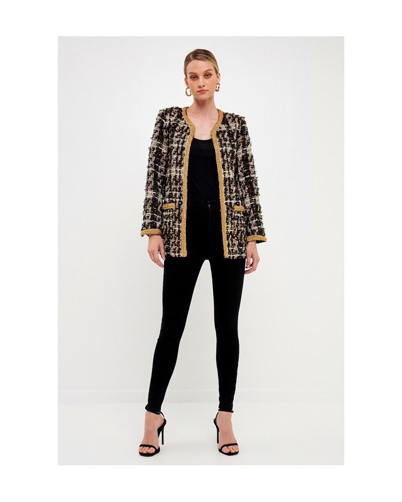 Women's Tweed Jacket Black multi $227.90 Jackets