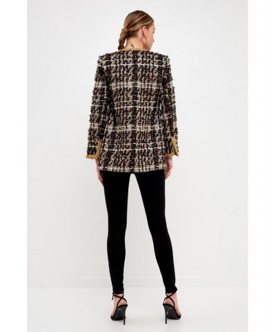 Women's Tweed Jacket Black multi $227.90 Jackets