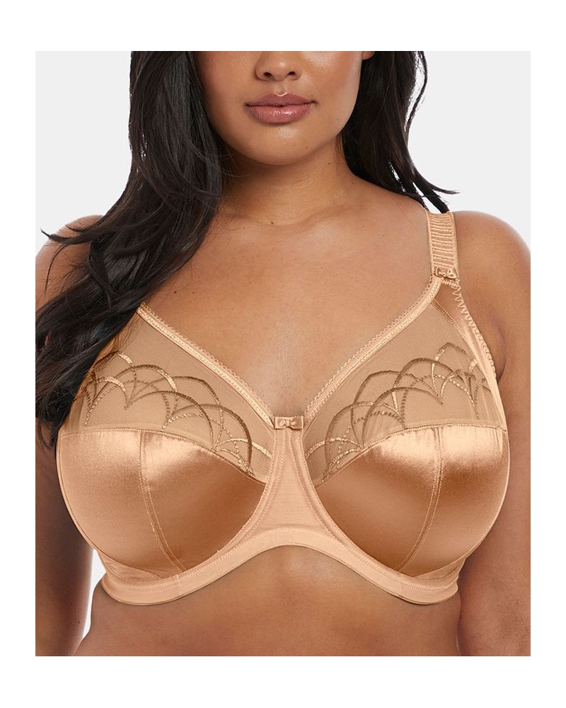 Cate Full Figure Underwire Lace Cup Bra EL4030 Online Only Hazel $29.52 Bras