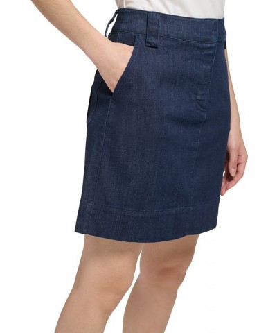 Women's Denim Skirt Indigo $22.05 Skirts