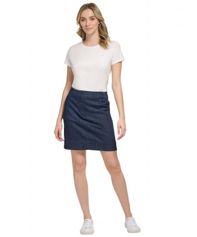 Women's Denim Skirt Indigo $22.05 Skirts