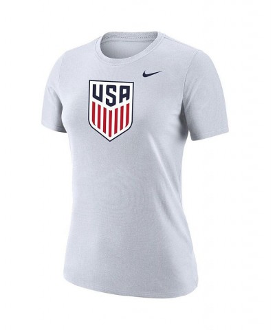 Women's White USMNT Club Crest T-shirt White $23.99 Tops