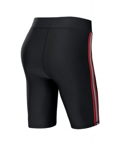 Women's Black San Francisco 49ers Biker Shorts Black $26.40 Shorts