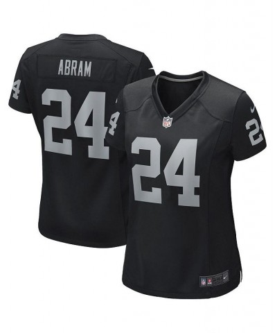 Women's Johnathan Abram Black Las Vegas Raiders Game Jersey Black $61.60 Jersey