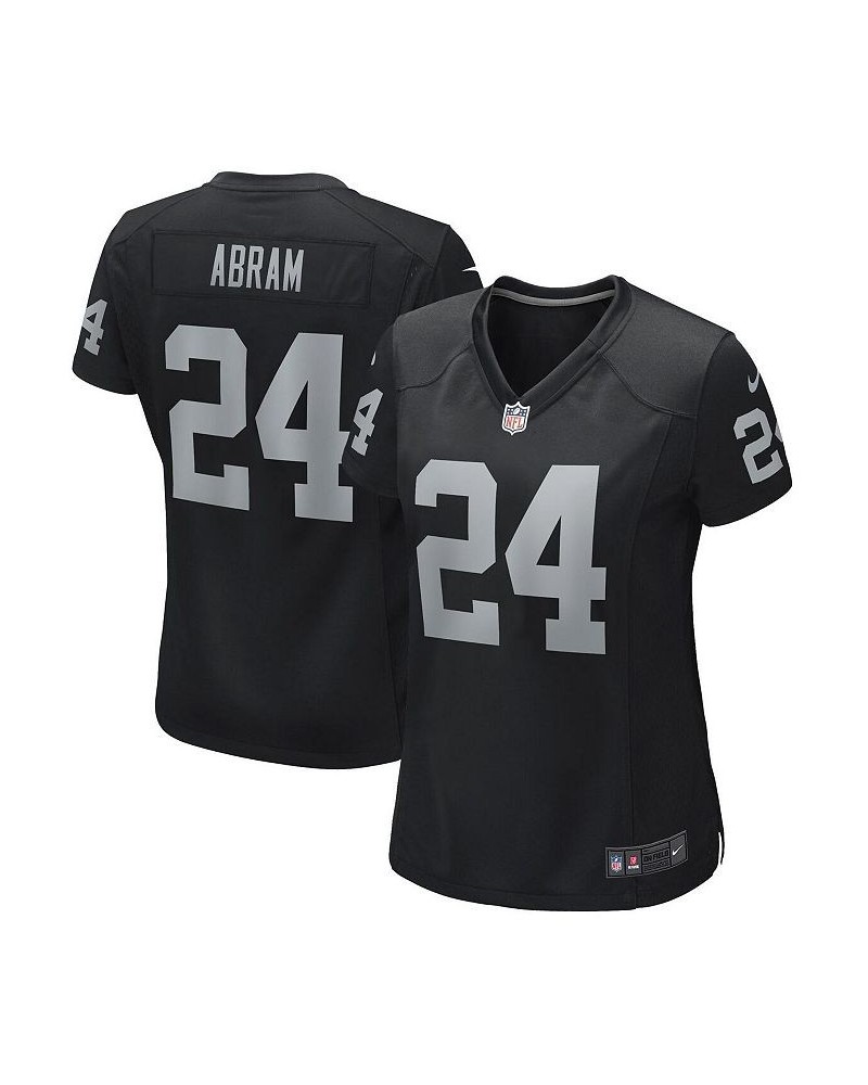 Women's Johnathan Abram Black Las Vegas Raiders Game Jersey Black $61.60 Jersey