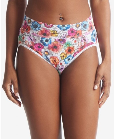 Women's Printed Signature Lace French Brief Underwear Linger Awhile $14.22 Panty