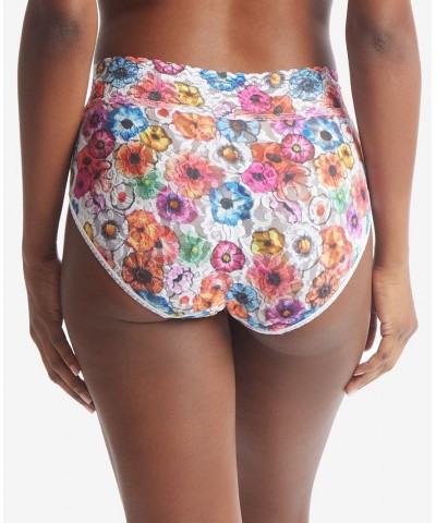 Women's Printed Signature Lace French Brief Underwear Linger Awhile $14.22 Panty