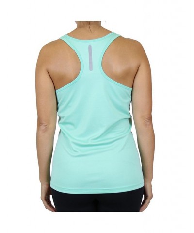 Women's Moisture Wicking Racerback Tanks Blue $14.16 Tops