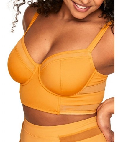 Daeny Women's Plus-Size Swimwear Bra Top Orange $29.67 Swimsuits