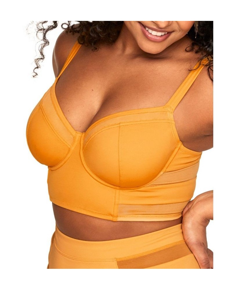 Daeny Women's Plus-Size Swimwear Bra Top Orange $29.67 Swimsuits