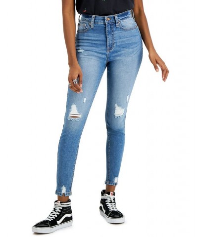 Juniors' High Rise Skinny Ankle Jeans Time Travel $13.78 Jeans