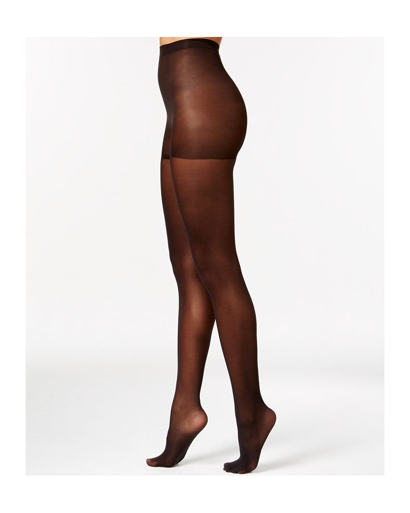 Women's Sheer Tights with Control Top Black $16.25 Hosiery